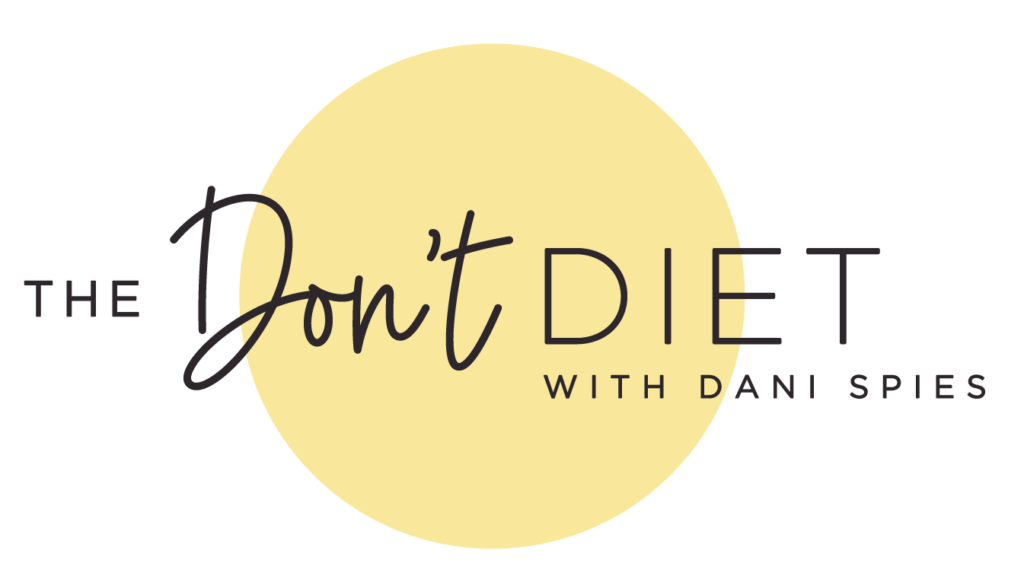 the dont diet with dani spies logo