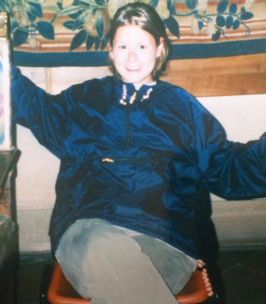 Weight loss coach Dani Spies in her younger years.